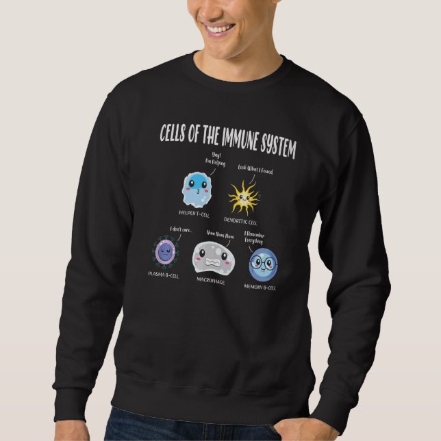 Sudadera Enseñanza científica de células nerviosas del sist (Anverso)