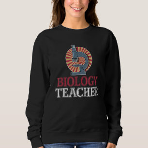 Sudadera Enseñanza de ciencias geek para biólogo de laborat