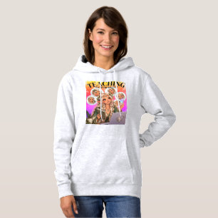 Sudadera Enseñar a un Elfo Internet Fantasía Divertida