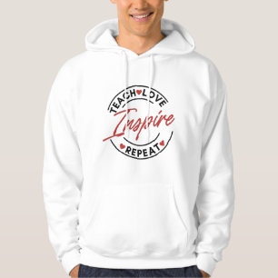 Sudadera Enseñar Amar Inspirar Motivacional