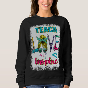 Sudadera Enseñar amor inspira a desordenado profesor de esc