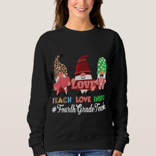 Sudadera Enseñar amor inspira Día de San Valentín de cuarto