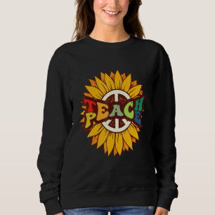 Sudadera Enseñar Paz Amor Libertad Hippie Disfraz 60s 70s