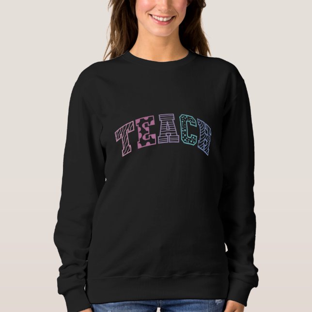 Sudadera Enseñar Profesión Maestro Escuela Enseñanza (Anverso)