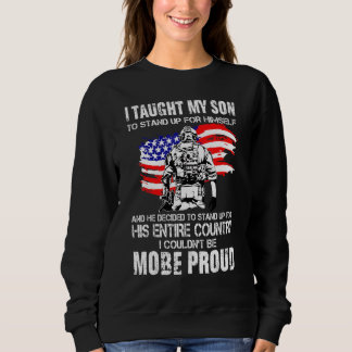 Sudadera Enseñé A Mi Hijo A Levantarse Por Sí Mismo