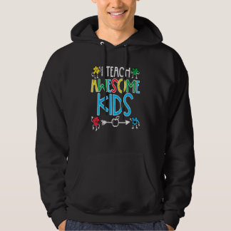 Sudadera Enseño A Increíbles Niños Maestros De Sensibilizac