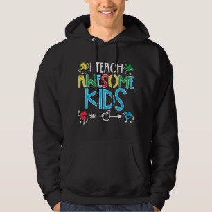 Sudadera Enseño A Increíbles Niños Maestros De Sensibilizac