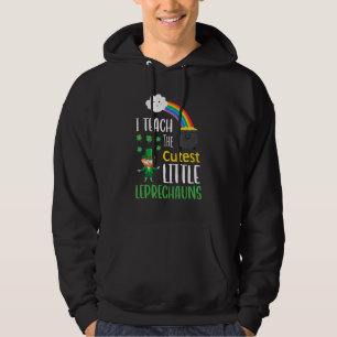 Sudadera Enseño A La Maestra Más Cuidadosa De Leprechauns