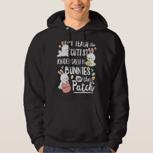 Sudadera Enseño A La Más Cuidadosa Maestra De Bunnies Kinde