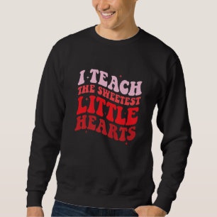 Sudadera Enseño a los corazones más dulces Profesora Groovy