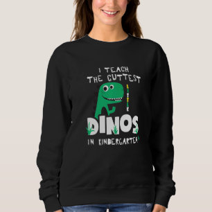 Sudadera Enseño A Los Más Cuidadosos Dinos De Litte En El C