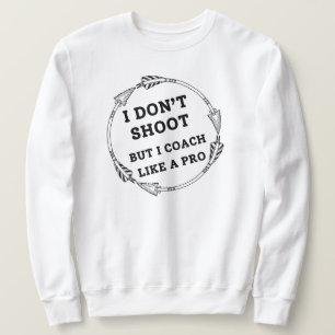 Sudadera Enseño como profesional   Archery Dad