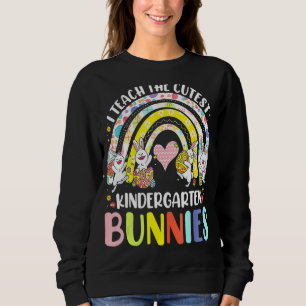 Sudadera Enseño Cutest Bunnies Enseñador de Pascua de Niños