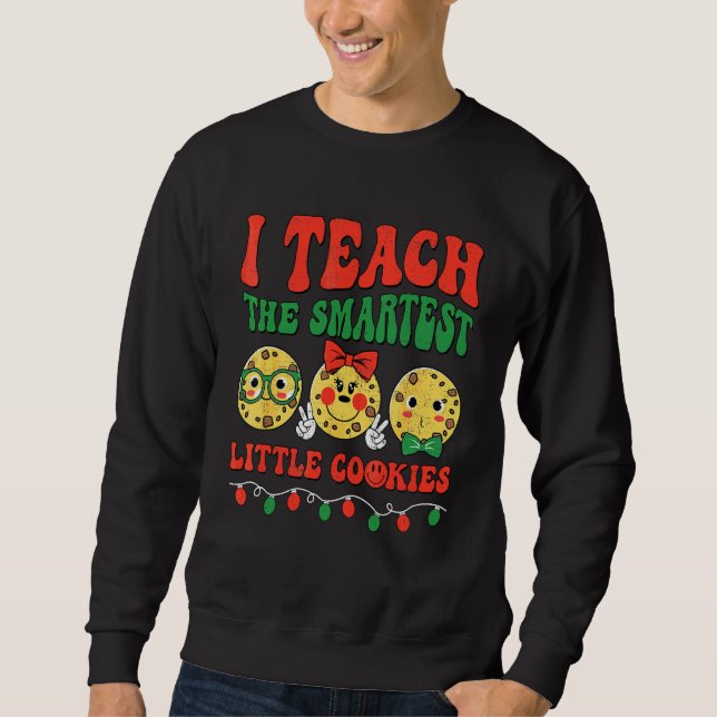 Sudadera Enseño Galletas Inteligentes Navidad Profesores Sa (Anverso)