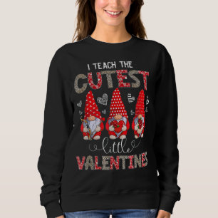 Sudadera Enseño La Más Cuidadosa Enseñanza De San Valentín 