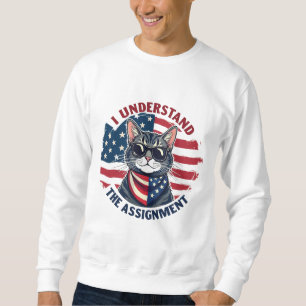 Sudadera Entiendo la asignación de Harris Walz Cat Lady