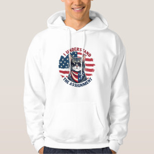 Sudadera Entiendo la asignación de Harris Walz Cat Lady