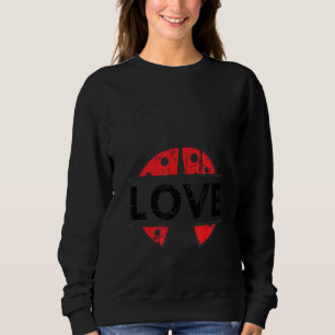 Sudadera Entomólogo de insectos biólogos Love Ladybug