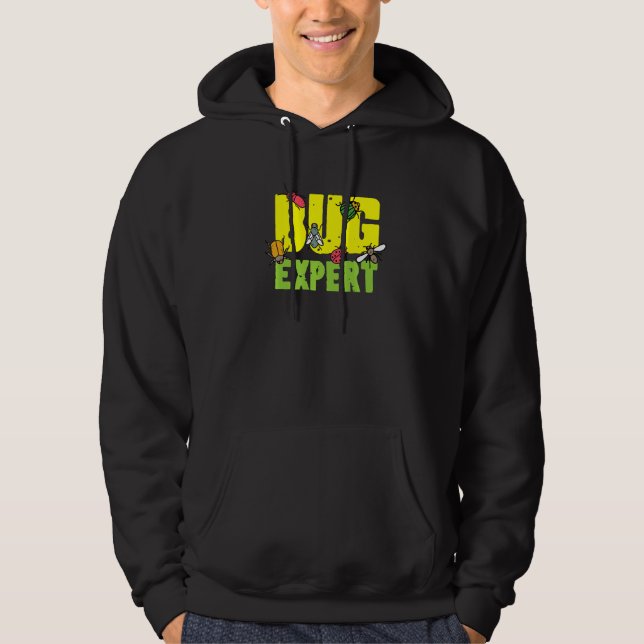 Sudadera Entomólogo experto en fallos (Anverso)