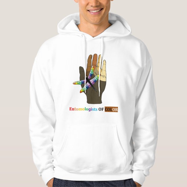 Sudadera Entomólogos del logo de Color (Anverso)