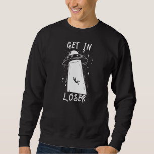 Sudadera Entra En La Perdida Alien Ufo Volando Saucer Tee