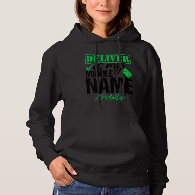 Sudadera Entrega de correo de correo postal de los trabajad (Anverso)