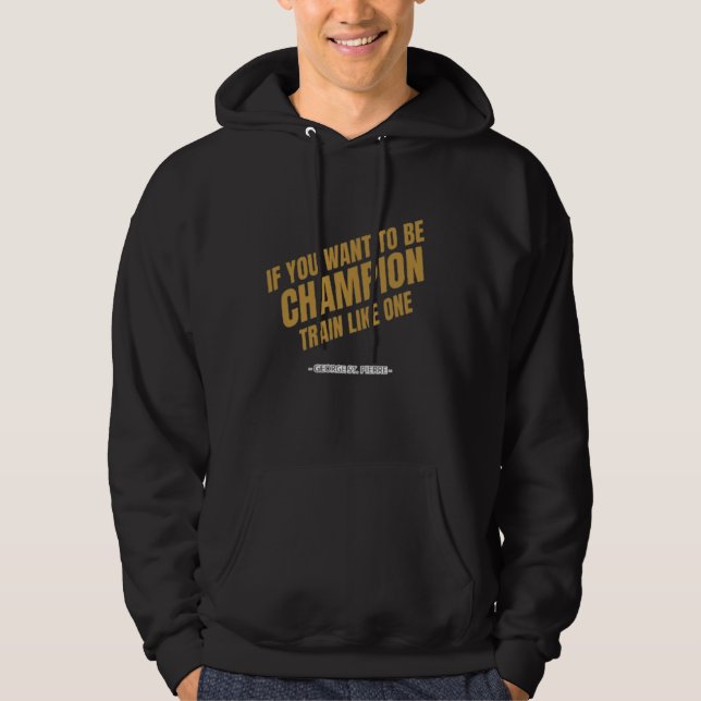 Sudadera Entrena Como un Campeón (Anverso)