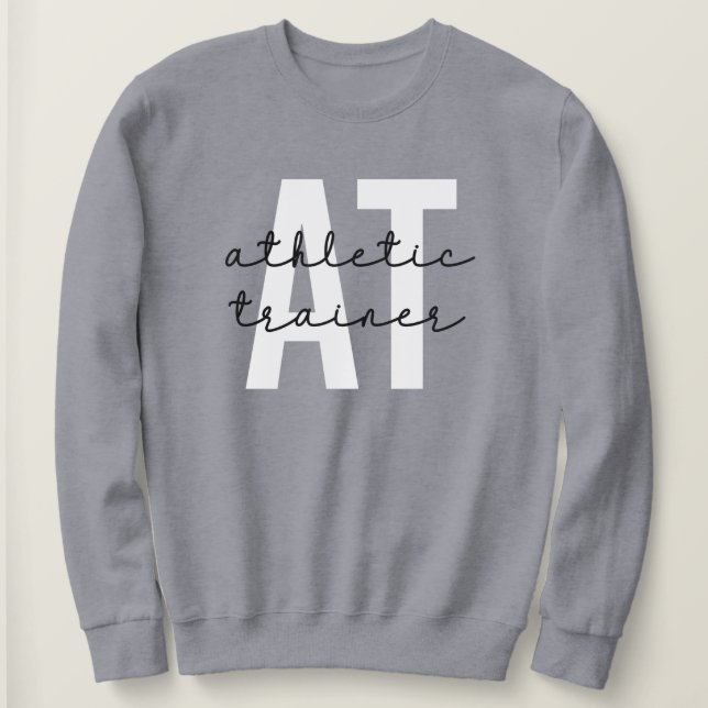 Sudadera Entrenador atlético en entrenamiento deportivo (Anverso del diseño)