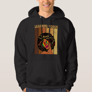 Sudadera Entrenador de aprendizaje sobre historia negra afr