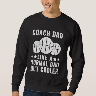 Sudadera Entrenador De Baloncesto A Papá Le Gusta El Balonc