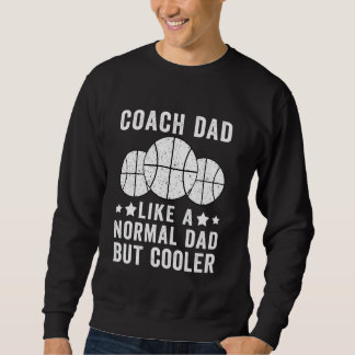 Sudadera Entrenador De Baloncesto A Papá Le Gusta El Balonc