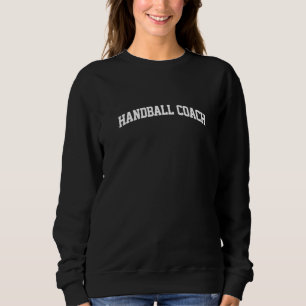 Sudadera Entrenador de balonmano Vintage Retro Sports Colle