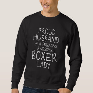 Sudadera Entrenador de boxeo Boxer Husband