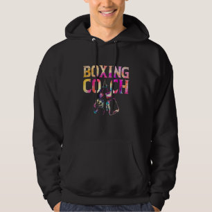 Sudadera Entrenador de boxeo de tinta de cola guantes lucha