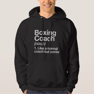 Sudadera Entrenador de Boxeo Divertido Definición Deportes
