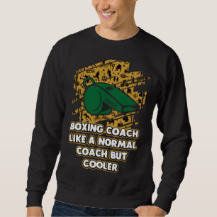 Sudadera Entrenador de Boxeo Humor de Boxeador Deportes de 