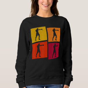 Sudadera Entrenador de boxeo retro Kickboxing Kickboxer Vin