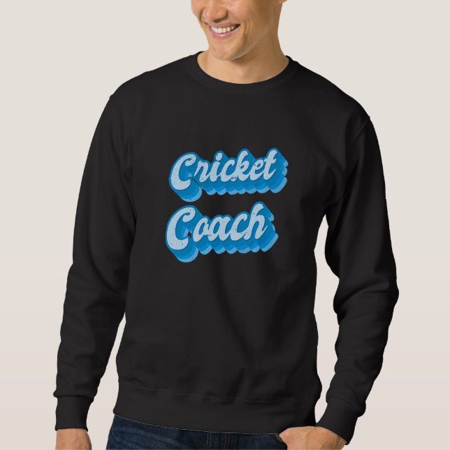Sudadera Entrenador de críquet (Anverso)