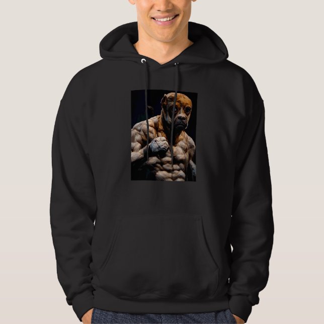 Sudadera Entrenador de Cuerpo de Perro Boxer (Anverso)