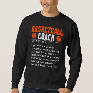 Sudadera Entrenador de definición de básquetbol Tee Men