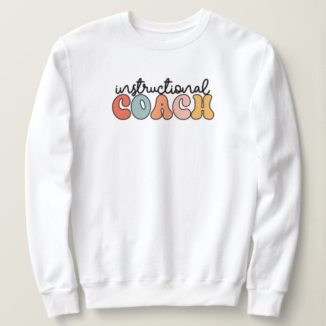 Sudadera Entrenador de Educación Retro (Anverso del diseño)