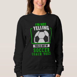 Sudadera Entrenador de Fútbol Dice Esto es solo mi Entrenad