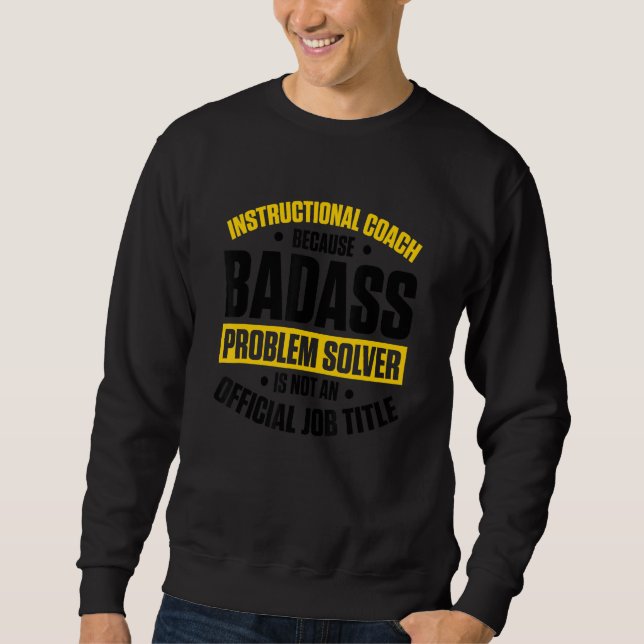 Sudadera Entrenador de Instrucción Escolar (Anverso)