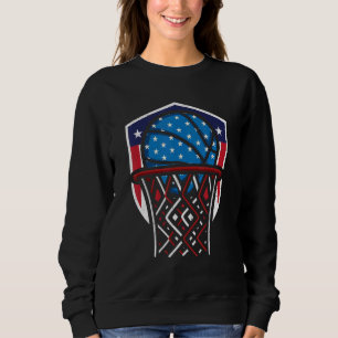Sudadera Entrenador de jugador de baloncesto Equipo america