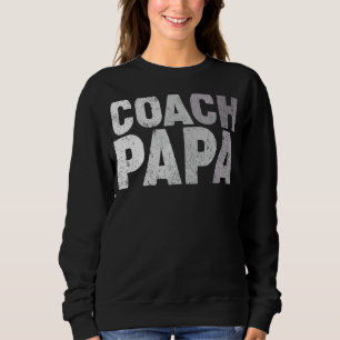 Sudadera Entrenador de masculinidad entrenador de fútbol de