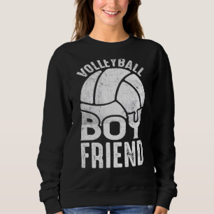 Sudadera Entrenador de novio de voleibol fan jugador 1