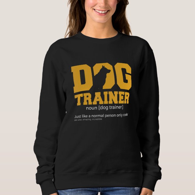 Sudadera Entrenador de perros (Anverso)