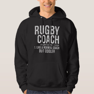 Sudadera Entrenador de rugby como entrenador normal pero m