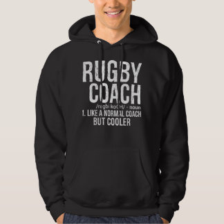 Sudadera Entrenador de rugby como entrenador normal pero má