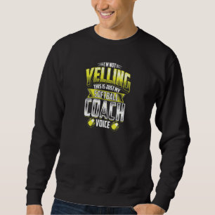 Sudadera Entrenador de Sofball Voice Cute Sports Trainer Fu